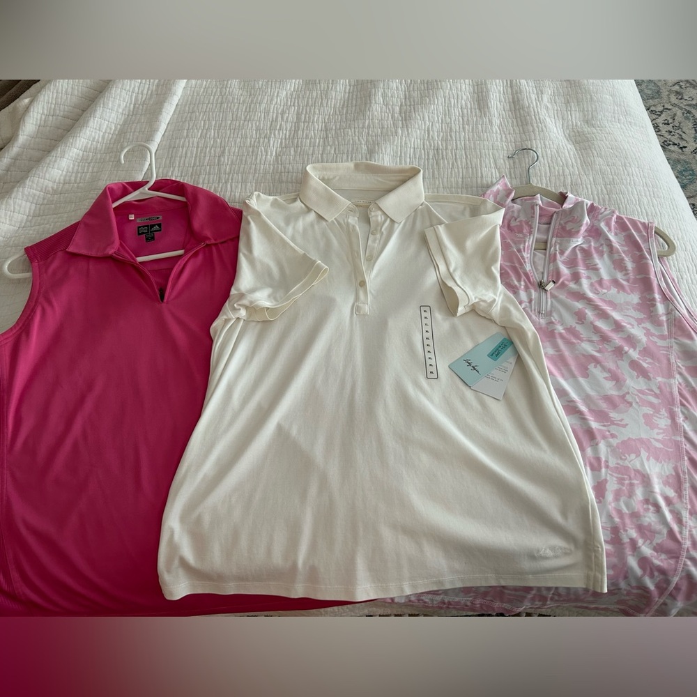 Ladies Golf Shirts Tops - 3 pc Bundle!  Like new!